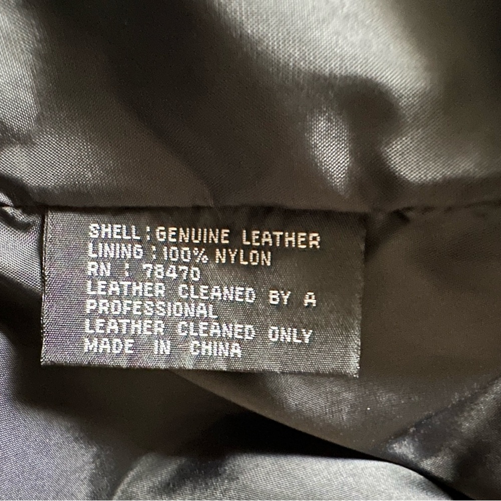 Kenneth Cole Reaction black Leather Jacket - Picture 5 of 11